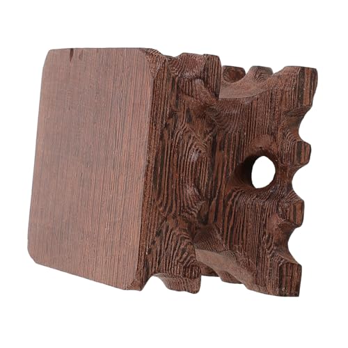 TOYANDONA Dekorativer Holzständer Hühnerflügelholz Geschnitzter Stabiler Blumenständer für Innen Quadratischer Sockel für Blumentopf Vase Tischlampe Bonsai Vielseitiger Holzsockel von TOYANDONA