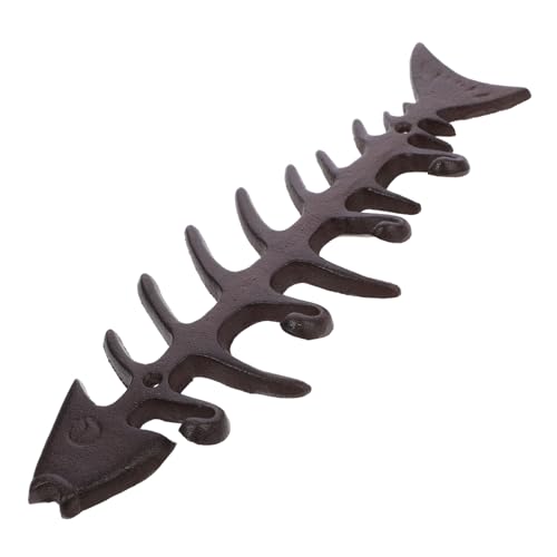 TOYANDONA Dekorativer Pflanzenhaken Gusseisen Fischknochen Design für Hängende Töpfe und Pflanzen Robuster und Langlebiger Aufhänger für Garten und Balkon TOYANDONA Dekorativer Pflanzenhaken Gusseisen Fischknochen Design für Hängende Töpfe und Pflanzen Robuster und Langlebiger Aufhänger für Garten und Balkon von TOYANDONA
