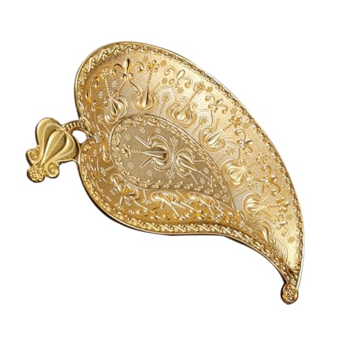 TOYANDONA Dessertteller Mit Kronenrelief Ästhetisches Desserttablett Servierplatte Serviertablett Für Lebensmittel Vintage Obsttablett Obstteller Servierschale Obstteller von TOYANDONA