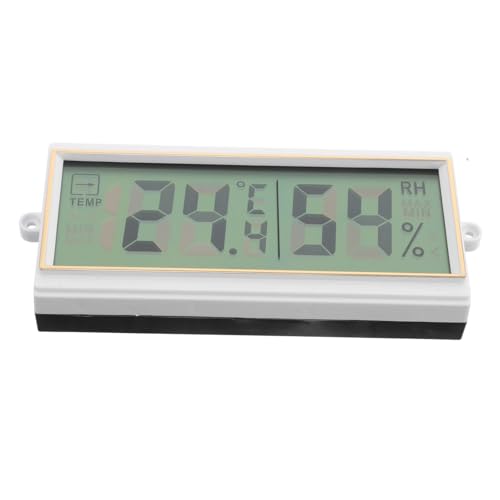 TOYANDONA Digitales Wandthermometer mit LCD-Display Temperatur Feuchtigkeitsmesser Hygrometer für Innenräume Schnelles Setup Modernes Design Geeignet für Schlafzimmer und Büro TOYANDONA Digitales Wandthermometer mit LCD-Display Temperatur Feuchtigkeitsmesser Hygrometer für Innenräume Schnelles Setup Modernes Design Geeignet für Schlafzimmer und Büro von TOYANDONA