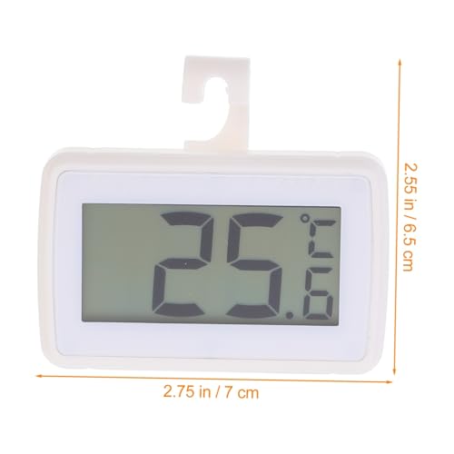 TOYANDONA Digitales Wasserdichtes Kühlschrank thermometer mit Hoher Genauigkeit Praktisches Temperaturmessgerät für Gefriertruhe und Babynahrung Kompakt und Einfach zu Bedienen Weiße TOYANDONA Digitales Wasserdichtes Kühlschrank thermometer mit Hoher Genauigkeit Praktisches Temperaturmessgerät für Gefriertruhe und Babynahrung Kompakt und Einfach zu Bedienen Weiße von TOYANDONA
