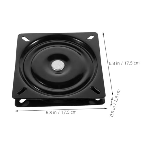 TOYANDONA Drehbare Metallplatte mit Vollkugellager Drehbarer Stuhl drehteller für Bürostuhl Barhocker Sofa und Möbel Rostfrei Belastbar Einfache Montage von TOYANDONA