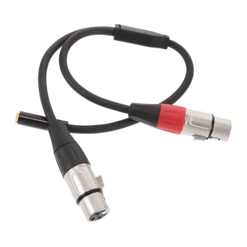 TOYANDONA Dual Xlr Y splitter Audiokabel Vergoldete Xlr buchsen Doppelt Geschirmt Kompatibel mit Mikrofonen und Mischpulten für Aufnahme Broadcasting und Mixing TOYANDONA Dual Xlr Y splitter Audiokabel Vergoldete Xlr buchsen Doppelt Geschirmt Kompatibel mit Mikrofonen und Mischpulten für Aufnahme Broadcasting und Mixing von TOYANDONA