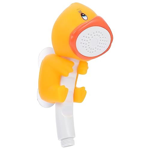 TOYANDONA Duschkopf Badewanne Für Kleinkinder 1-3 Hand Dusche Sprühkopf Für Die Kinderdusche Dusche Für Kinder Kopfbrause Brausen Sprühkopf Badewannendüsen Baby Weiß Sprinkler Tier Vinyl von TOYANDONA