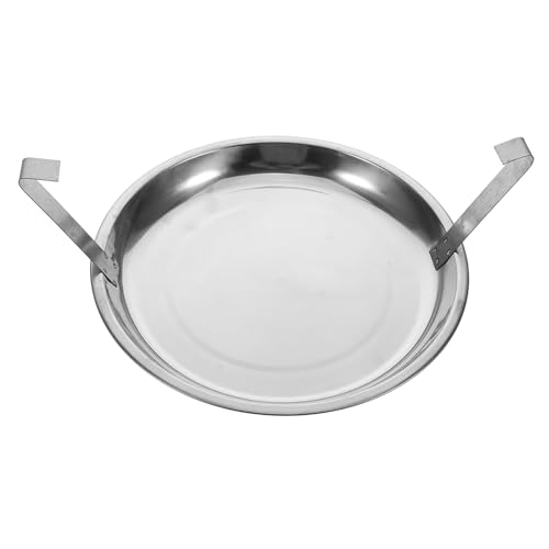 TOYANDONA Edelstahl Ascheauffangblech mit Griffen Aschekasten Zubehör für Grill und Camping Schnelles Kohlelöschen Einfach zu Reinigen Leichte Installation für BBQ und Grillstationen von TOYANDONA