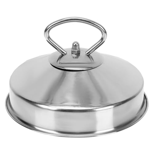 TOYANDONA Edelstahl Dampfgarer Deckel Leichter Professioneller Steamer Einsatz Hitzebeständiger Dampfgarer Abdeckung für Gleichmäßiges Garen Schmelzen von Käse Vielseitig für Haushalt und von TOYANDONA