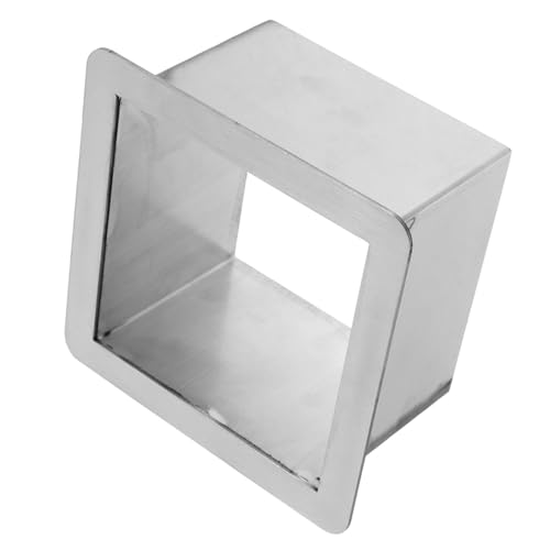 TOYANDONA Edelstahl Eingebauter Abfallbehälter Grommet Quadratisch Integrierter Küchen Müllschacht für Arbeitsplatte Kratzfest Leicht zu Reinigen Sicher und Praktisch für Haushalt und TOYANDONA Edelstahl Eingebauter Abfallbehälter Grommet Quadratisch Integrierter Küchen Müllschacht für Arbeitsplatte Kratzfest Leicht zu Reinigen Sicher und Praktisch für Haushalt und von TOYANDONA