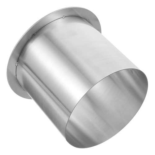 TOYANDONA Edelstahl Eingebauter Runder Müllschlucker für Küchenarbeitsplatte Platzsparender Abfalleimer einbauring Kratzfeste Oberfläche Einfache Montage und Reinigung für Haushalt und von TOYANDONA