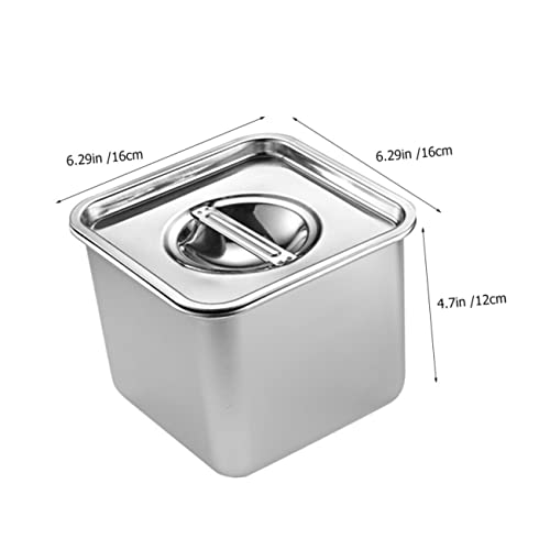 TOYANDONA Edelstahl Gewürzglas mit Deckel Luftdichte Gewürzdose Großer Öffnung Langlebig und Sicher Vielseitiger Haushaltsbehälter zur Ordentlichen Aufbewahrung von Gewürzen und von TOYANDONA