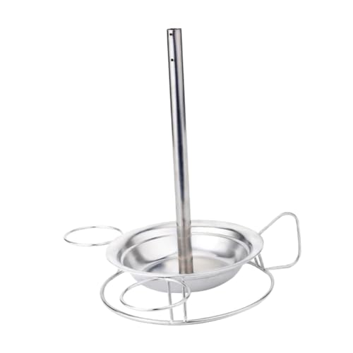 TOYANDONA Edelstahl Hähnchenhalter mit Platten Aufrechter Geflügelbräter und Grillrost für Outdoor Camping Robustes Bratrost für Hähnchen Truthahn Gans Geeignet für Gasgrill Holzkohlegrill TOYANDONA Edelstahl Hähnchenhalter mit Platten Aufrechter Geflügelbräter und Grillrost für Outdoor Camping Robustes Bratrost für Hähnchen Truthahn Gans Geeignet für Gasgrill Holzkohlegrill von TOYANDONA