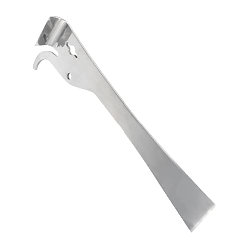 TOYANDONA Edelstahl Hive Tool Imkereiausrüstung Schaber mit Gebogenem Kopf Langlebiges Bienenrahmenheber Werkzeug für Imker zur Wachs und Propolisreinigung TOYANDONA Edelstahl Hive Tool Imkereiausrüstung Schaber mit Gebogenem Kopf Langlebiges Bienenrahmenheber Werkzeug für Imker zur Wachs und Propolisreinigung von TOYANDONA
