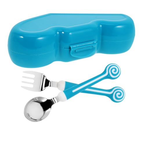 TOYANDONA Edelstahl Kinderbesteck Set mit Löffel und Gabel freie Junge Mädchen Utensilien mit Rutschfestem Griff sowie Tragbarem Schmetterlings etui für Jungen und Mädchen Reisebesteck TOYANDONA Edelstahl Kinderbesteck Set mit Löffel und Gabel freie Junge Mädchen Utensilien mit Rutschfestem Griff sowie Tragbarem Schmetterlings etui für Jungen und Mädchen Reisebesteck von TOYANDONA