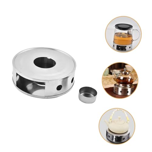 TOYANDONA Edelstahl Teewärmer mit Hohlraumdesign Tragbarer Teekannenwärmer für Wärmehaltung Hitzebeständig Langlebig Geeignet für Wohnzimmer Büro Teestuben und Kaffeeshops TOYANDONA Edelstahl Teewärmer mit Hohlraumdesign Tragbarer Teekannenwärmer für Wärmehaltung Hitzebeständig Langlebig Geeignet für Wohnzimmer Büro Teestuben und Kaffeeshops von TOYANDONA