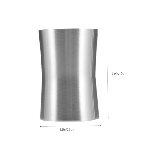 TOYANDONA Edelstahl Zahnputzbecher mit Glatter Oberfläche und Schlankem Design Lebensmittelecht Bruchsicherer Mundspülbecher für Bad und Reise Kompakter Gurgelbecher als Geschenk TOYANDONA Edelstahl Zahnputzbecher mit Glatter Oberfläche und Schlankem Design Lebensmittelecht Bruchsicherer Mundspülbecher für Bad und Reise Kompakter Gurgelbecher als Geschenk von TOYANDONA