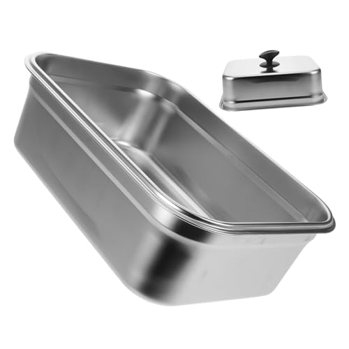 TOYANDONA Edelstahl-lebensmittelabdeckung Rechteckige Grillkuppel Dampfabdeckung Für Flache Grillplatte Kochen Grillen Küche Camping Restaurant-Cloche Steakabdeckung Für Grill Grilldeckel TOYANDONA Edelstahl-lebensmittelabdeckung Rechteckige Grillkuppel Dampfabdeckung Für Flache Grillplatte Kochen Grillen Küche Camping Restaurant-Cloche Steakabdeckung Für Grill Grilldeckel von TOYANDONA