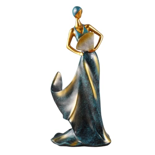 TOYANDONA Elegantes Dekoratives Weinregal Damenfigur aus Langlebigem Harz Stilvoller Flaschenhalter für Tisch und Bar Robustes Weindisplay für Partys und Geschenk an Weinliebhaber von TOYANDONA