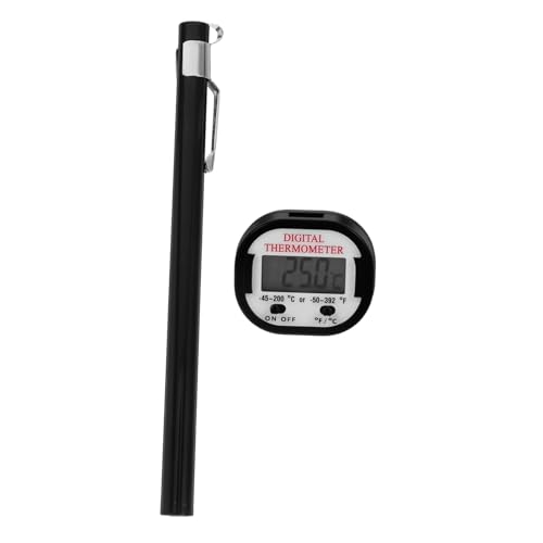TOYANDONA Elektronisches Food Thermometer mit Präzisionssonde Schnelles Auslesen Vielseitig für Kochen Braten Grillen Küche Digitales Fleischthermometer mit Schutzabdeckung Langlebig und von TOYANDONA