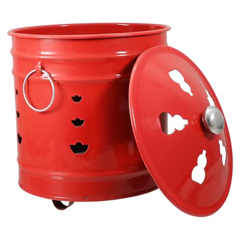 TOYANDONA Enamel Incinerator Burn Barrel mit Luftventil für Effiziente Verbrennung Rostfreier Glatte Oberfläche Praktische Feuertonne für Garten und Zuhause Kompakte Farbecht Vielseitig für TOYANDONA Enamel Incinerator Burn Barrel mit Luftventil für Effiziente Verbrennung Rostfreier Glatte Oberfläche Praktische Feuertonne für Garten und Zuhause Kompakte Farbecht Vielseitig für von TOYANDONA