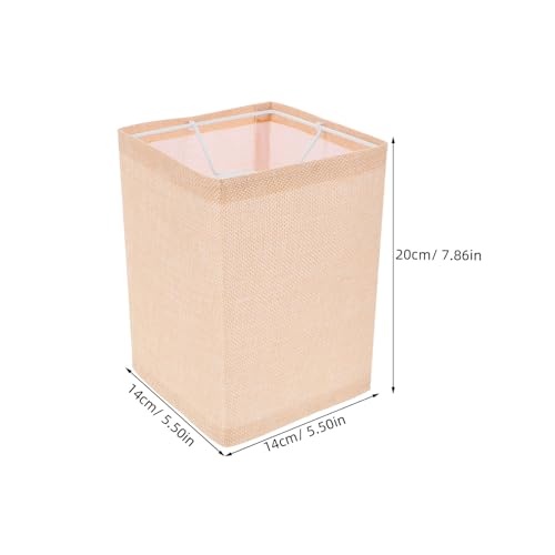 TOYANDONA Ersatz Lampenschirm aus Natürlichem Stoff Quadratisch für Tisch Stehlampe Einfache Montage Warmes Licht Langlebiger Stoff Stilvolles Bauernhaus design für Wohnzimmer und von TOYANDONA