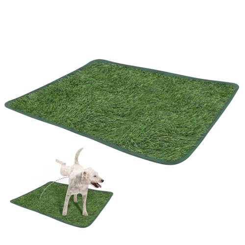 TOYANDONA Kunstrasen Haustier Unterlage rutschfest Waschbar Verschleißfeste Grasmatte für Hunde Dekoratives Haustierzubehör für Indoor Training TOYANDONA Kunstrasen Haustier Unterlage rutschfest Waschbar Verschleißfeste Grasmatte für Hunde Dekoratives Haustierzubehör für Indoor Training von TOYANDONA