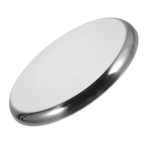 TOYANDONA Ersatzsitz aus Dickem Edelstahl Runde Sitzplatte für Barhocker und Kantinenhocker Rostfrei Kratzfest Langlebig Passend für Runde Metallhocker Vielseitig für Gastronomie und von TOYANDONA