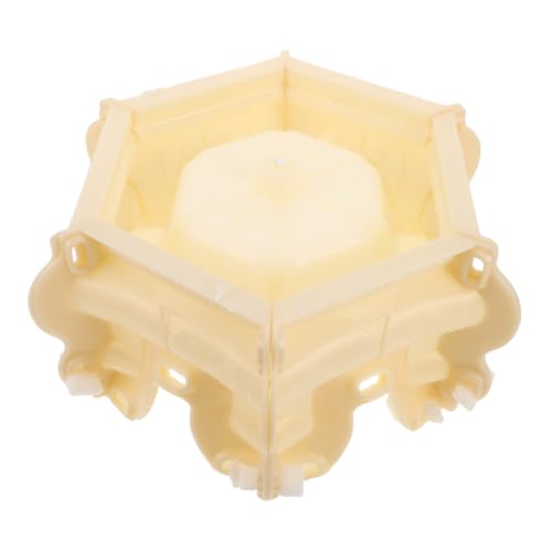TOYANDONA Europäischer Beton Blumenkübel Mould aus Langlebigem Wiederverwendbar für DIY Beton Gießformen Geeignet für Sechseckige Pflanzentopf Basen für Balkon Garten Büro von TOYANDONA