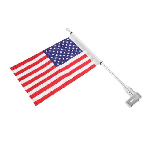 TOYANDONA Fahnenmast Halterung für Motorräder Flaggenstange mit Einfacher für Cargo Rack und Fahrrad Patriotische Dekoration für Motorräder mit Amerikanischer Flagge TOYANDONA Fahnenmast Halterung für Motorräder Flaggenstange mit Einfacher für Cargo Rack und Fahrrad Patriotische Dekoration für Motorräder mit Amerikanischer Flagge von TOYANDONA