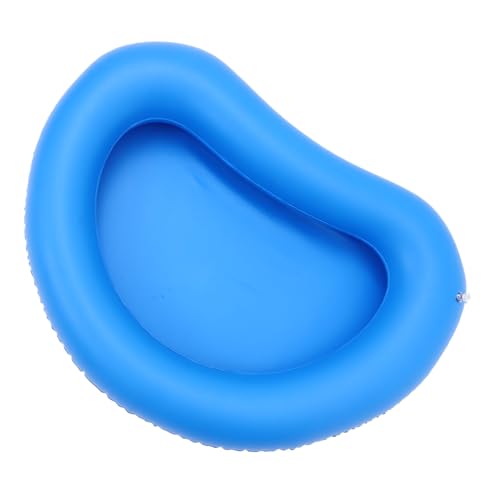 TOYANDONA Faltbare Fußwaschwanne PVC Aufblasbares Fußbad für Pool und Strand Tragbares Fußbadebecken für Camping und Outdoor Aktivitäten Blau von TOYANDONA