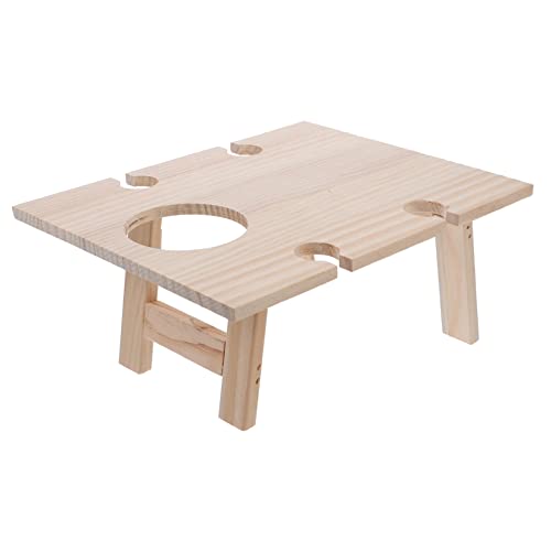 TOYANDONA Faltbarer Picknick Weintisch Tragbarer Outdoor Tisch für Garten Strand und Camping Kompakter Klapptisch mit Ausreichend und Einfachem Design für Weinpartys von TOYANDONA