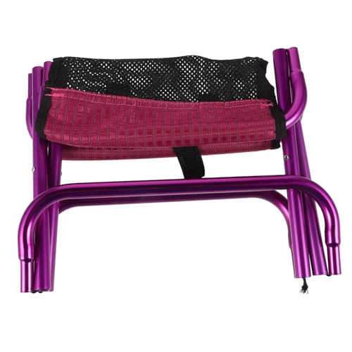 TOYANDONA Faltstuhl Campingstuhl Tragbar Multifunktionaler Klappstuhl für Angeln Reisen und Picknick Leichter und Kompakter Outdoor Hocker Lila von TOYANDONA