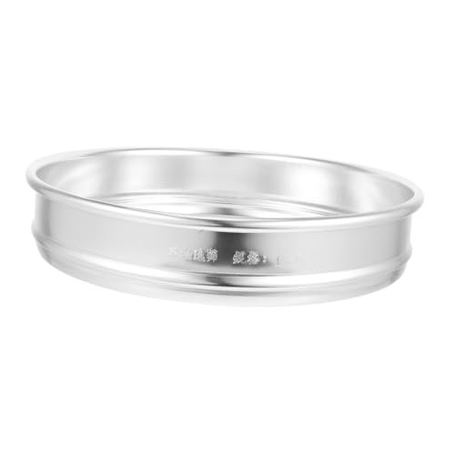 TOYANDONA Filter Getreideprüfung Flat Spline für Bildschirme feinmaschiges Sieb Mehrkorn-Tankspender Lüftungsgitter für Wohnmobilöfen Testsieb Müslispenderbehälter Siebe Aluminiumoxid Silver von TOYANDONA
