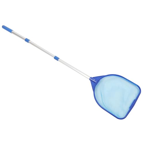 TOYANDONA Flachwasser Fischernetz Schwimmbecken Springbrunnen Teichnetz Teichfilternetz Für Pool Zur Reinigung Teichreinigernetz Teleskopstange Pool Fischernetz Laubnetz von TOYANDONA