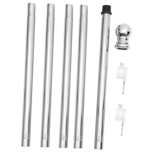 TOYANDONA Flaggenmast Stabiler Drehbarer Fahnenmast für Garten Balkon und Außenbereich Wetterfest Einfach zu Montieren und Kosteneffizient Halterung TOYANDONA Flaggenmast Stabiler Drehbarer Fahnenmast für Garten Balkon und Außenbereich Wetterfest Einfach zu Montieren und Kosteneffizient Halterung von TOYANDONA