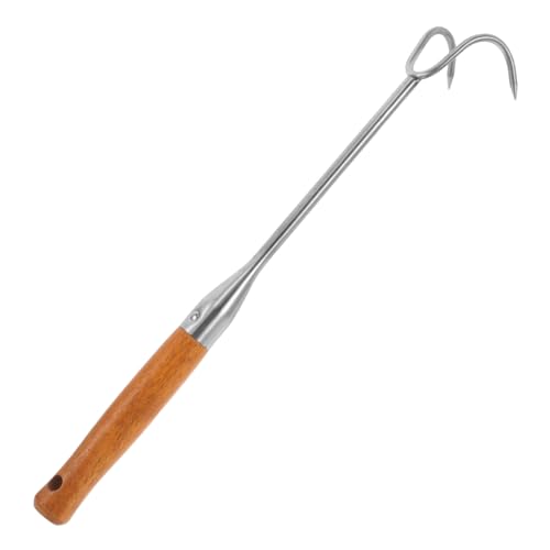 TOYANDONA Fleischhaken mit Holzgriff Vielseitiger Grill und Küchenhelfer für Bbq Camping und Fleischverarbeitung Robuster und Ergonomischer Fleischgreifer TOYANDONA Fleischhaken mit Holzgriff Vielseitiger Grill und Küchenhelfer für Bbq Camping und Fleischverarbeitung Robuster und Ergonomischer Fleischgreifer von TOYANDONA