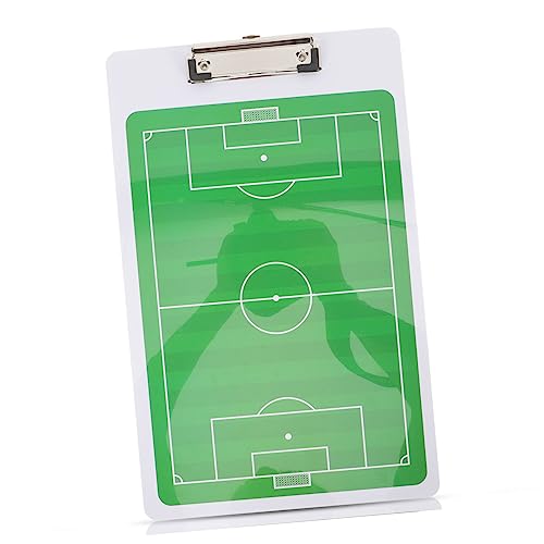 TOYANDONA Fußball Taktikboard Doppelseitige Tafel mit Notizfunktion für Fußballtrainer Spielstandanzeige und Strategischen Markierungen TOYANDONA Fußball Taktikboard Doppelseitige Tafel mit Notizfunktion für Fußballtrainer Spielstandanzeige und Strategischen Markierungen von TOYANDONA