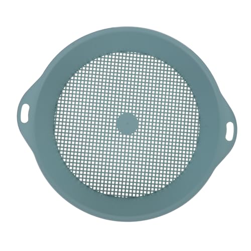 TOYANDONA Garten Bodensieb Rund Kunststoff Sieb mit Griffen für Kompost Bodensieb Gartensieb Einsetzbar für Bonsai und Pflanzvorbereitung von TOYANDONA