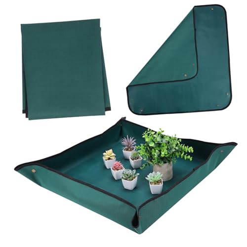 TOYANDONA Gartenarbeitsmatte wasserdichte Umtopfmatte für Innen und Außenbereich Leicht zu Reinigen Robustem für Pflanzenpflege und Sukkulenten TOYANDONA Gartenarbeitsmatte wasserdichte Umtopfmatte für Innen und Außenbereich Leicht zu Reinigen Robustem für Pflanzenpflege und Sukkulenten von TOYANDONA