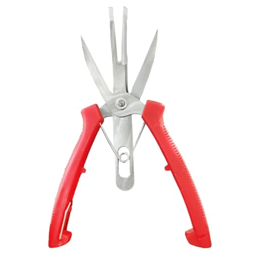 TOYANDONA Gartenschere Edelstahl Doppelmaul Pruning Shear für Obst Gemüse Leicht und Ergonomisch Einhandbedienung zum Beschneiden von Blumen und Ästen TOYANDONA Gartenschere Edelstahl Doppelmaul Pruning Shear für Obst Gemüse Leicht und Ergonomisch Einhandbedienung zum Beschneiden von Blumen und Ästen von TOYANDONA