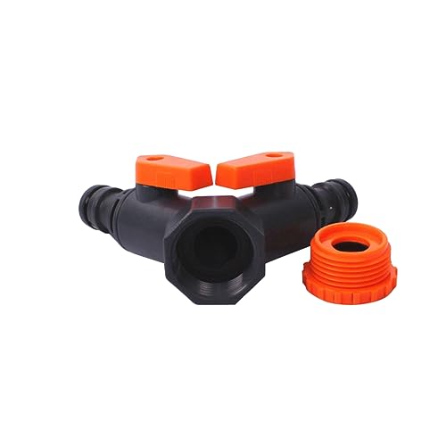 TOYANDONA Gartenschlauch Teiler Wasserhahn Verteiler mit Ventilen Schlauchadapter für Gartenbewässerung Einfache Kompatibel mit Standardanschlüssen TOYANDONA Gartenschlauch Teiler Wasserhahn Verteiler mit Ventilen Schlauchadapter für Gartenbewässerung Einfache Kompatibel mit Standardanschlüssen von TOYANDONA