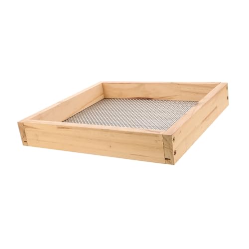 TOYANDONA Gartensieb mit Metallgewebe Rostfreier Edelstahlsieb mit Holzrahmen Leichtes Bodensieb für Garten Kompost Pflanzenerde Ergonomisch und Einfach zu Bedienen TOYANDONA Gartensieb mit Metallgewebe Rostfreier Edelstahlsieb mit Holzrahmen Leichtes Bodensieb für Garten Kompost Pflanzenerde Ergonomisch und Einfach zu Bedienen von TOYANDONA