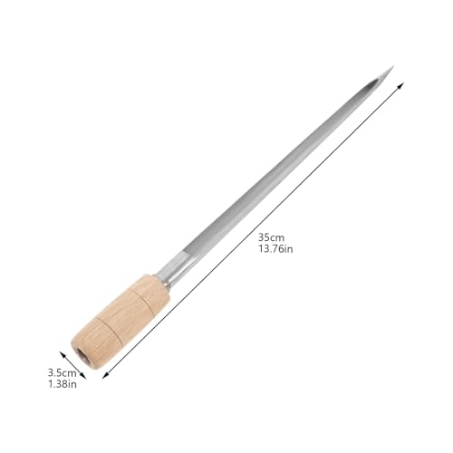 TOYANDONA Getreide probenehmer aus Edelstahl mit Ergonomischem Holzgriff Lang Scharfe Sonde für Präzise Getreide Bodensamples Robustes Probenahmerohr für Weizen Reis Mais Hirse TOYANDONA Getreide probenehmer aus Edelstahl mit Ergonomischem Holzgriff Lang Scharfe Sonde für Präzise Getreide Bodensamples Robustes Probenahmerohr für Weizen Reis Mais Hirse von TOYANDONA