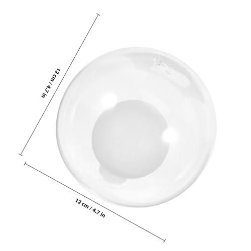 TOYANDONA Glas Lampenschirm Transparent Kugelform Deckenlampe Lampenabdeckung Fassung Geeignet für Pendel Tischlampen Modernes Design Einfache Montage TOYANDONA Glas Lampenschirm Transparent Kugelform Deckenlampe Lampenabdeckung Fassung Geeignet für Pendel Tischlampen Modernes Design Einfache Montage von TOYANDONA