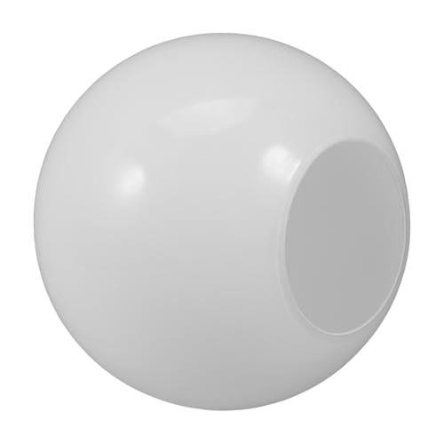TOYANDONA Glaskugel Lampenschirm Ersatz Flacher Rand Runde Kugel Leuchtenschirm Aus Glas Für Steh Wandleuchten Kompatibel Vielseitig Einfach Zu Montieren von TOYANDONA
