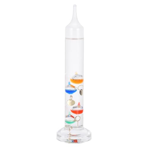 TOYANDONA Glasthermometer mit farbigen Kugeln in Fahrenheit und mit goldenen Etiketten. Wunderschönes für Familie oder Freunde. für Zuhause, Büro, Innen- und Außendekoration. TOYANDONA Glasthermometer mit farbigen Kugeln in Fahrenheit und mit goldenen Etiketten. Wunderschönes für Familie oder Freunde. für Zuhause, Büro, Innen- und Außendekoration. von TOYANDONA