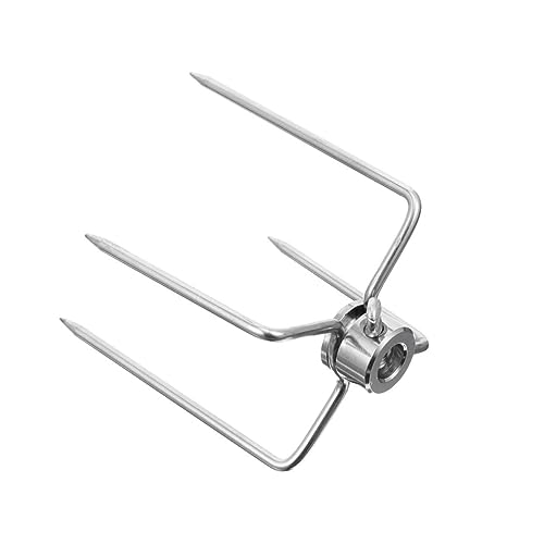 TOYANDONA Grillgabeln Rotisserie Fleischgabel für Grillzubehör Langlebig und Spülmaschinenfest für Outdoor BBQ und Drehspieß Anwendungen TOYANDONA Grillgabeln Rotisserie Fleischgabel für Grillzubehör Langlebig und Spülmaschinenfest für Outdoor BBQ und Drehspieß Anwendungen von TOYANDONA