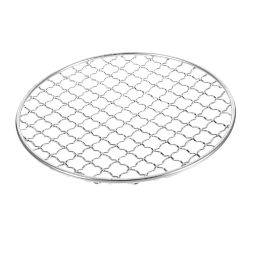 TOYANDONA Grillrost Rund BBQ Grillgitter Wiederverwendbar Leichtes Grillzubehör für Outdoor Camping Barbecue Party Gleichmäßige Hitzeverteilung Einfache Portabel TOYANDONA Grillrost Rund BBQ Grillgitter Wiederverwendbar Leichtes Grillzubehör für Outdoor Camping Barbecue Party Gleichmäßige Hitzeverteilung Einfache Portabel von TOYANDONA