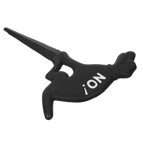 TOYANDONA Gusseisen Hundeschild Gartenstecker No Poop Verbotsschild Hund Dekoration Robust für Außenbereich Insert Gartenfigur Schwarz TOYANDONA Gusseisen Hundeschild Gartenstecker No Poop Verbotsschild Hund Dekoration Robust für Außenbereich Insert Gartenfigur Schwarz von TOYANDONA