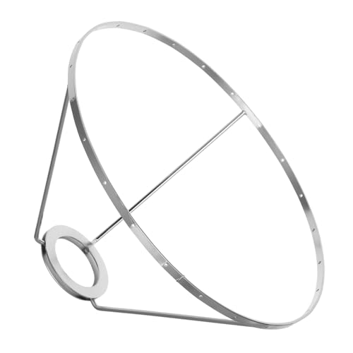 TOYANDONA Hängelampe mit Muscheldesign Metall Kronleuchter Gestell für Diy Deckenleuchte Vielseitig Einsetzbar für Heimdekoration Hochzeiten und Gewerbliche Räume Durchmesser Höhe für von TOYANDONA