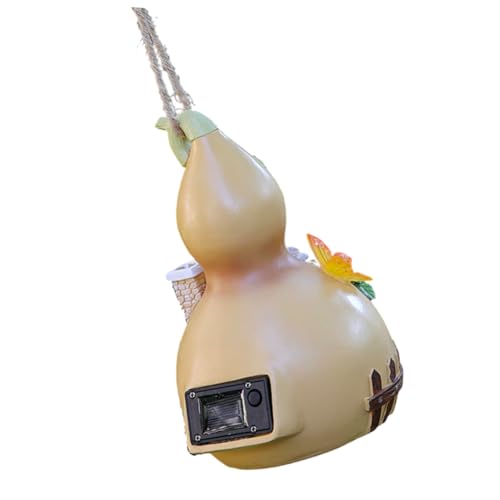 TOYANDONA Hängende Solarlampe Gourd Haus Deko Resinstatue für Garten Außenbereich Solarleuchte mit Einzigartigem Design für Balkon Schlafzimmer und Garten TOYANDONA Hängende Solarlampe Gourd Haus Deko Resinstatue für Garten Außenbereich Solarleuchte mit Einzigartigem Design für Balkon Schlafzimmer und Garten von TOYANDONA