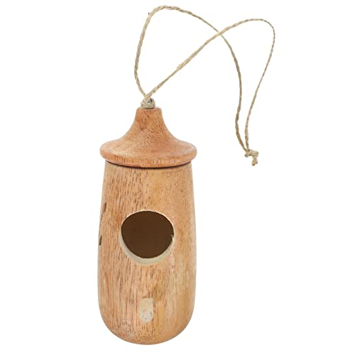 TOYANDONA Hängender Holz Vogelfutterspender für Garten Robuster Futterbehälter für zur Dekoration im Freien für Garten Terrasse und Fenster TOYANDONA Hängender Holz Vogelfutterspender für Garten Robuster Futterbehälter für zur Dekoration im Freien für Garten Terrasse und Fenster von TOYANDONA